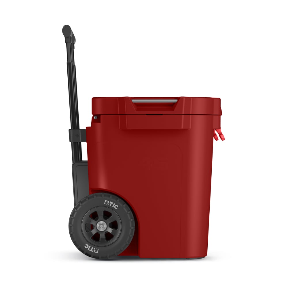 45 QT Ultra-Tough Wheeled Cooler Black Cherry - Image 12