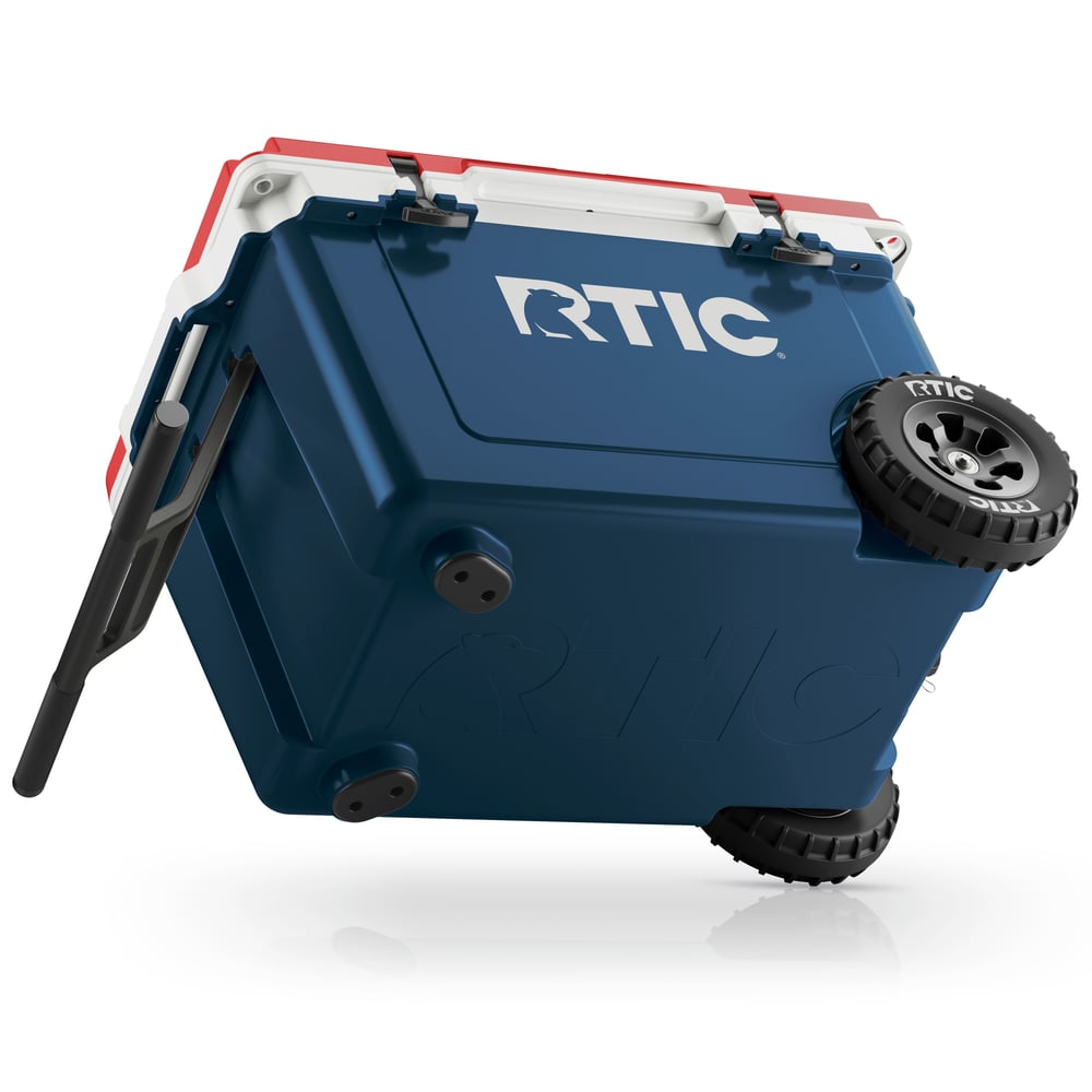 52 QT Ultra-Light Wheeled Cooler Patriot - Image 5