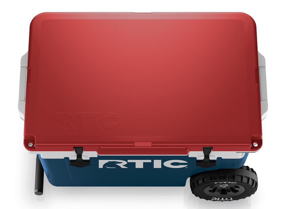 52 QT Ultra-Light Wheeled Cooler Patriot - Image 6
