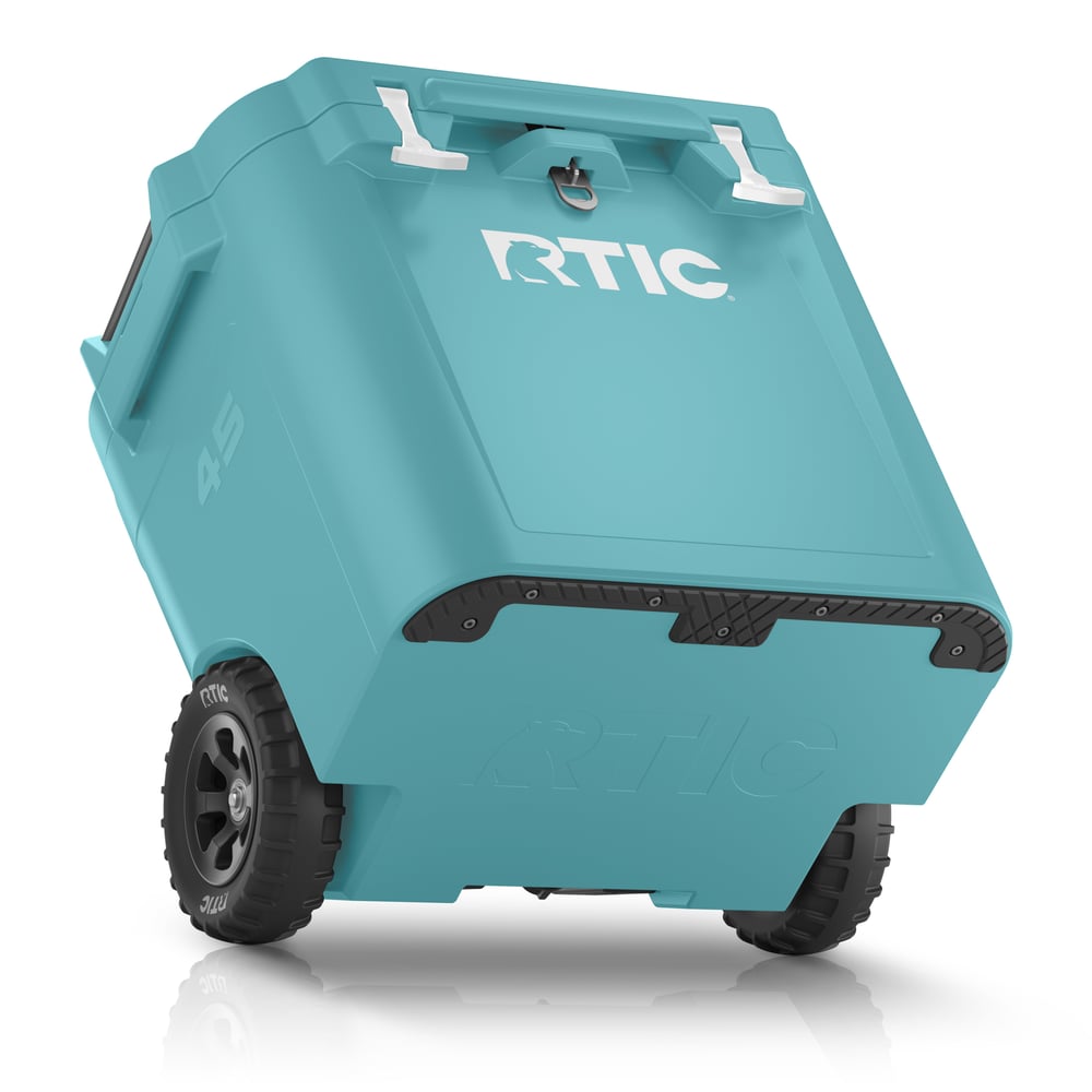 45 QT Ultra-Tough Wheeled Cooler Lagoon - Image 6