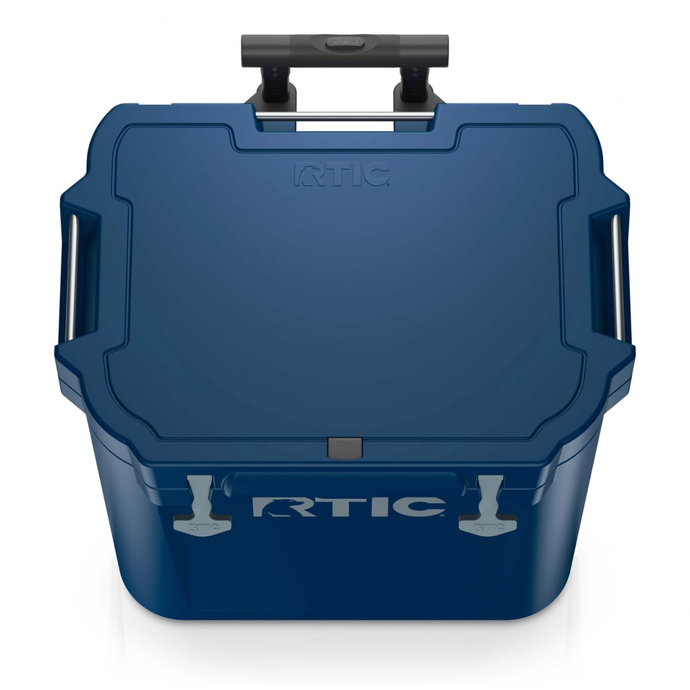 45 QT Ultra-Tough Wheeled Cooler Navy - Image 7