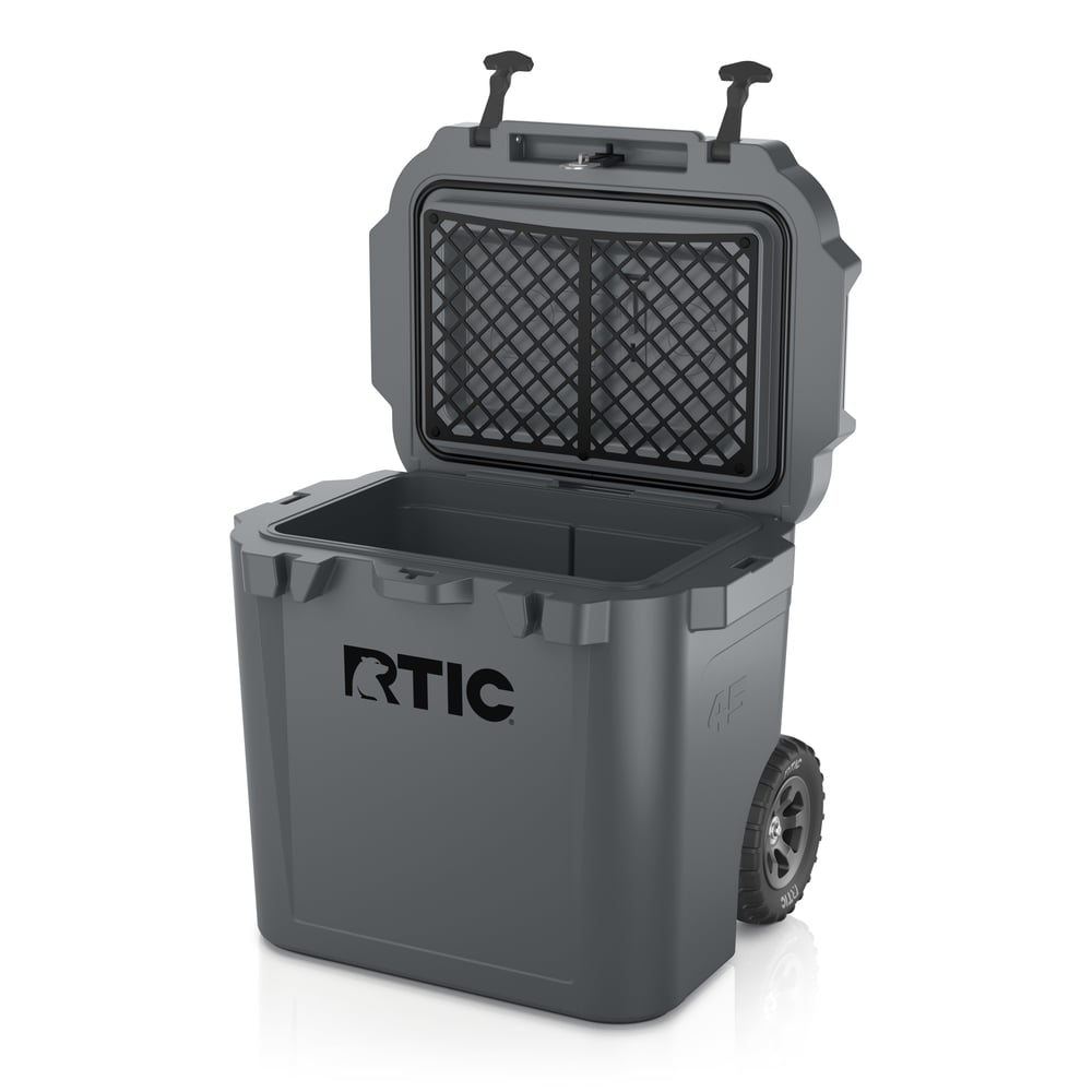 45 QT Ultra-Tough Wheeled Cooler Dark Grey - Image 3