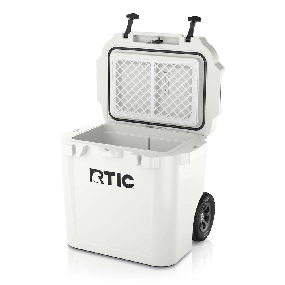 45 QT Ultra-Tough Wheeled Cooler White - Image 3