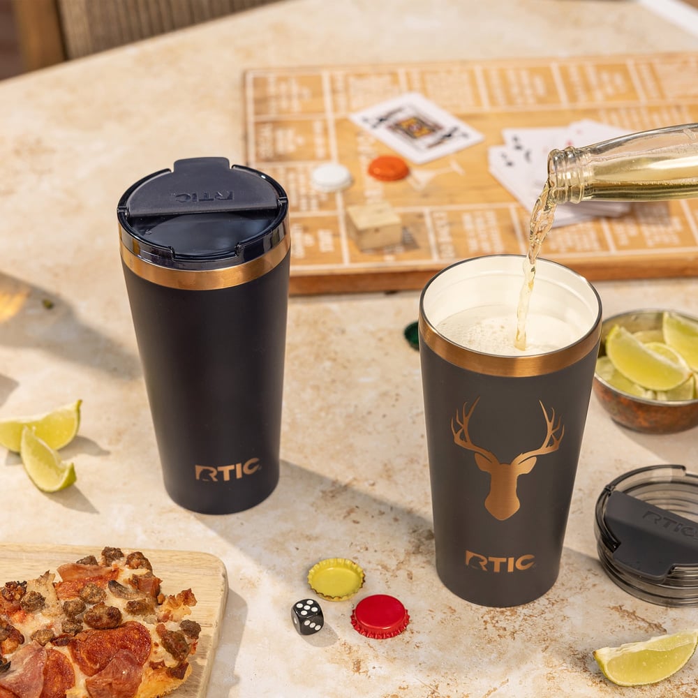 18oz Happy Hour Pint Tumbler Dark Beach - Image 10