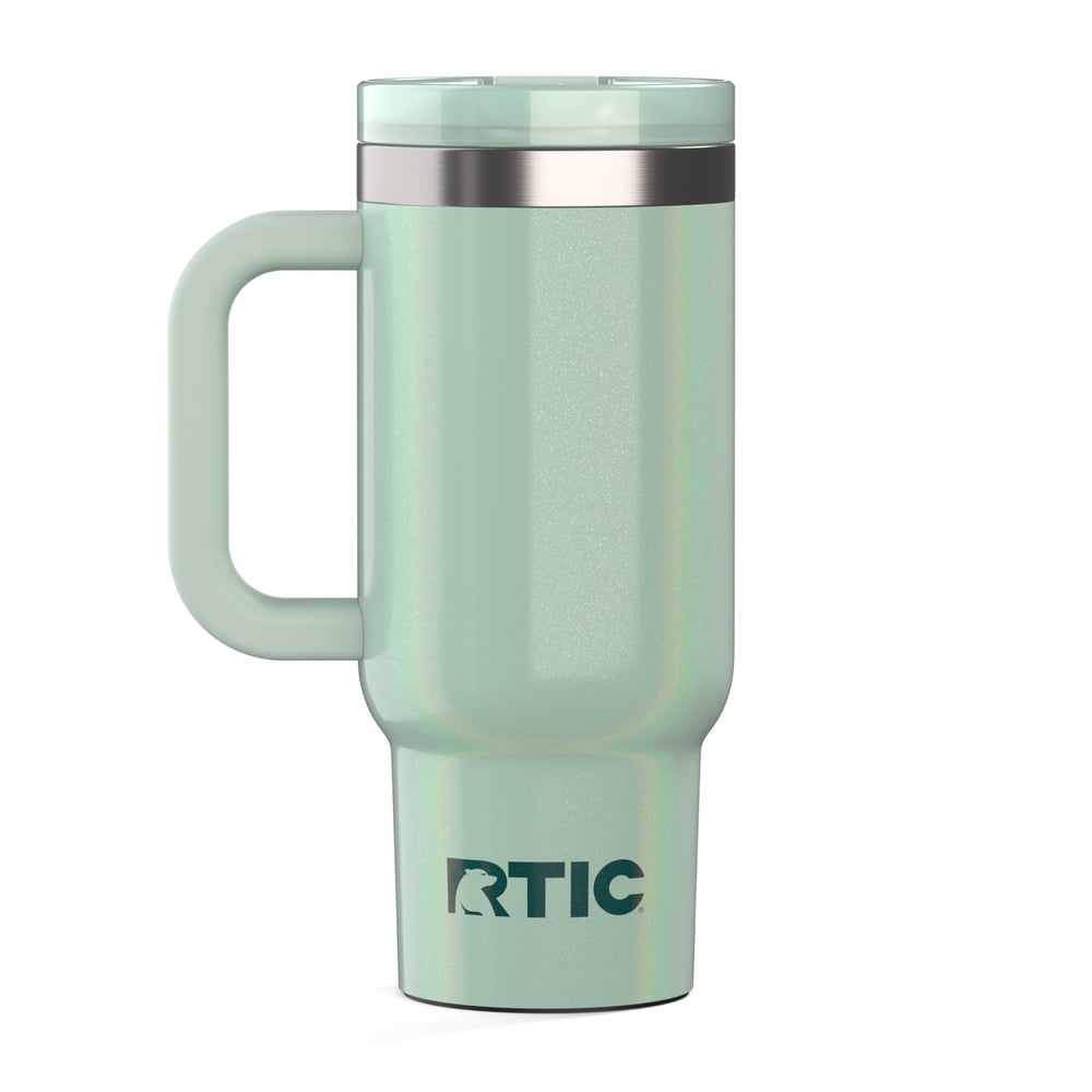 16oz Little Road Trip Tumbler Fresh Mint Glitter - Image 2