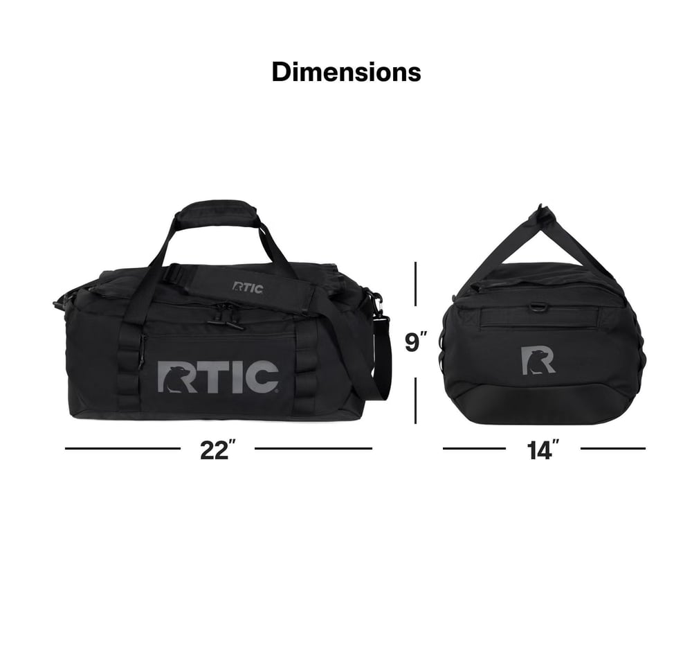 Road Trip Duffle Bag Navy & Denim - Image 9