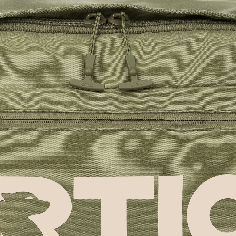Road Trip Rolling Duffle Bag Olive & Beach - Image 11