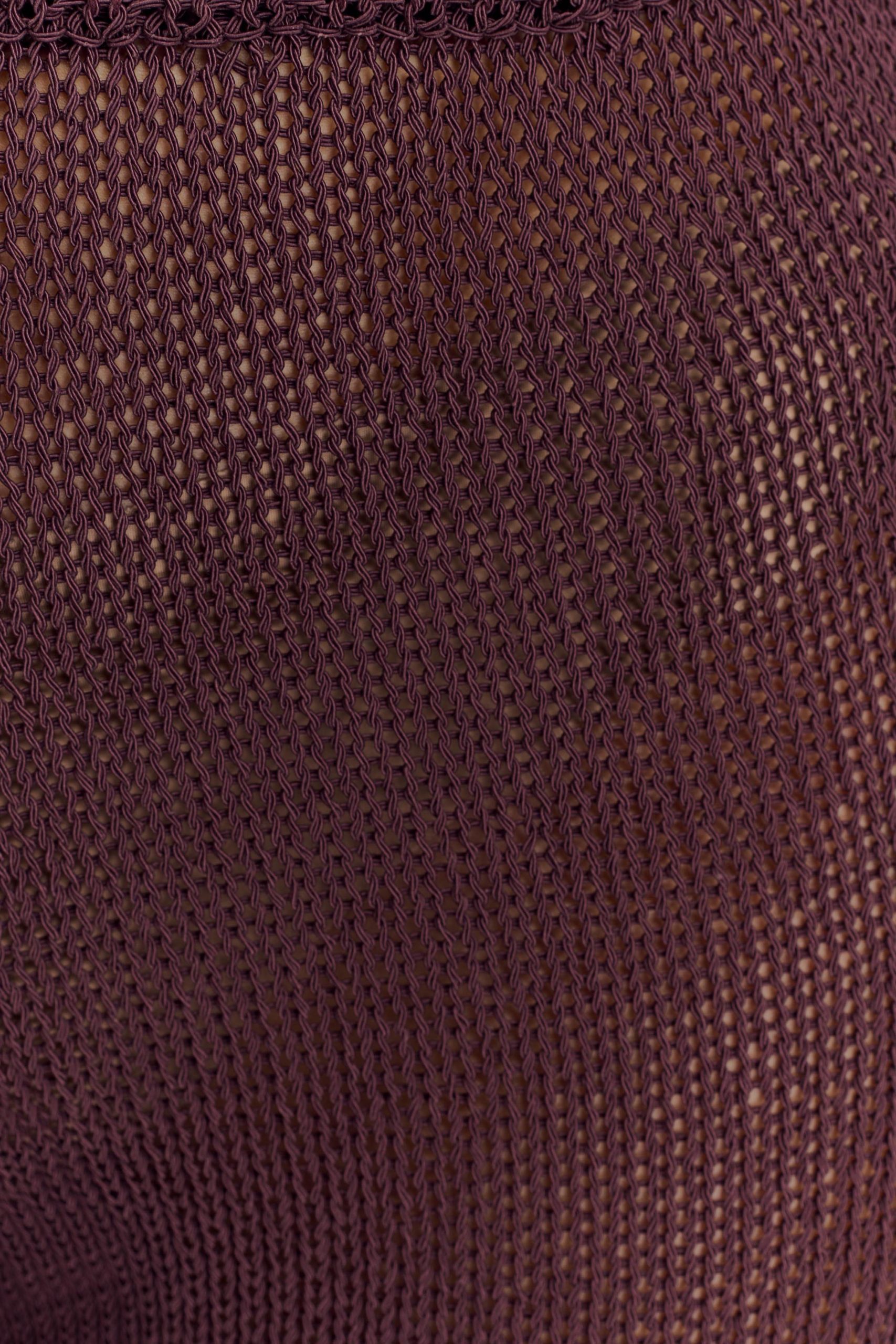 Malani Knit Top With Hardware - Chocolate - Image 5